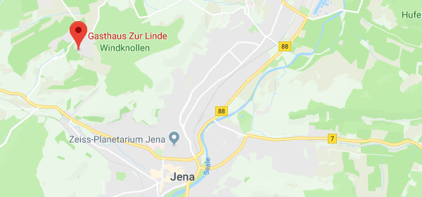 Karte von Jena